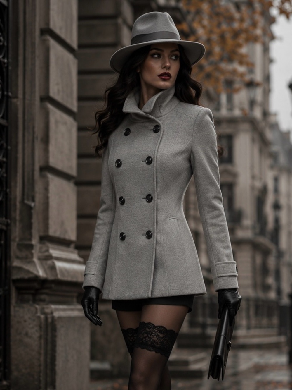 H & M Peacoat S